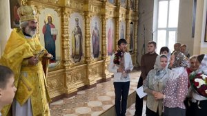 Поздравление благочинного Добринского района и настоятеля храма п. Добринка с Днем рождения 2022