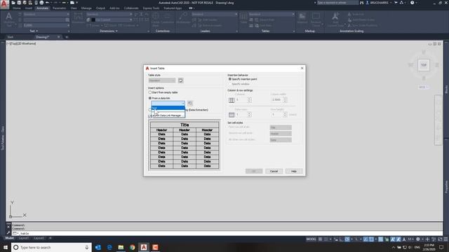 Creating and Using a Data Link to Excel in AutoCAD смотреть онлайн