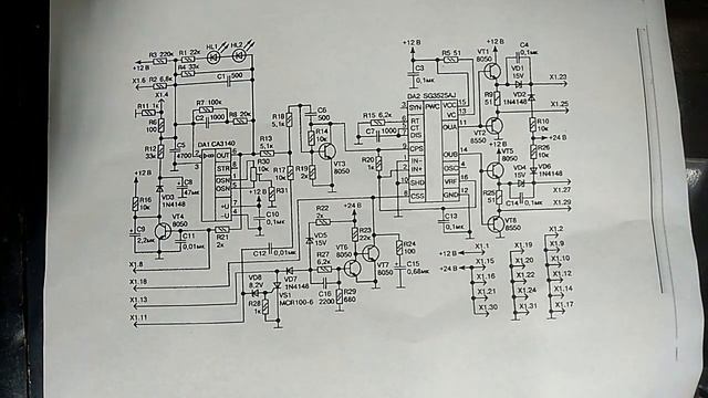 Ремонт после специалистов "Mishel ZX-7", поиск неисправности, схема субмодуля. смотреть онлайн