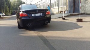 Выхлоп БМВ е60 535 D #2