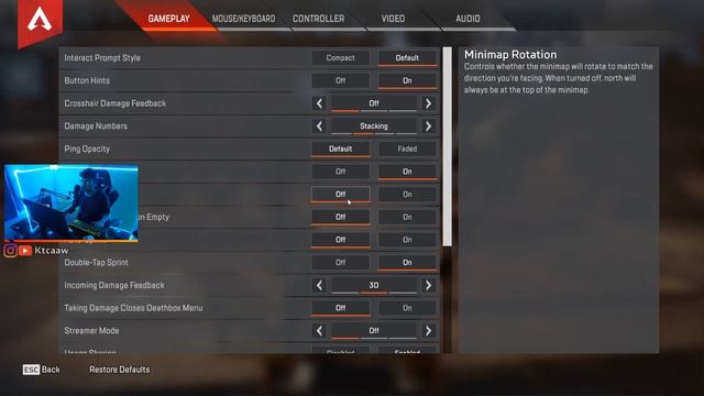 PRO PLAYER BEST SETTING APEX LEGEND 2020 ( APEX LEGEND INDONESIA / PLAYER INDONESIA )