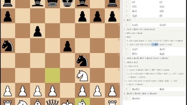 Атака Жареной Печенки или Атака Фегателло || Дебют за белых || Шахматы