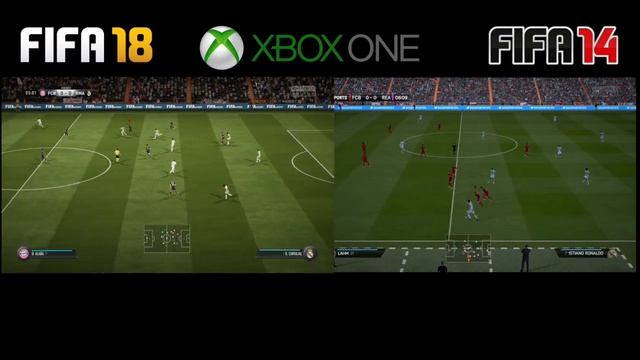 FIFA 18 vs FIFA 14 - Xbox One Graphics Comparison смотреть онлайн