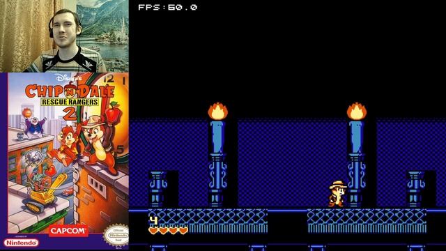 Ламповая игра Chip 'n Dale Rescue Rangers 2 на русском на денди смотреть онлайн