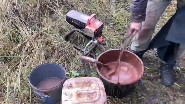 Покраска деревянного дома. Безвоздушный окрасочный аппарат #Yokiji 120 смотреть онлайн