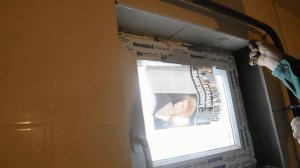 Облицовка плиткой оконных откосов ч.5