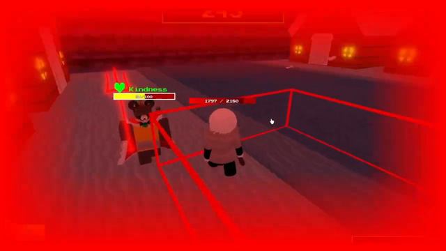 Showcasing Cross Sans in Undertale Last Corridor: Deluxe! (Roblox) смотреть онлайн