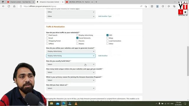 Amazon Affiliate Marketing 2022  Amazon Affiliate Account Kaise Banaye  Earning ??