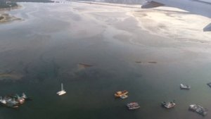 Приземление самолёта в Денпасаре (Бали)