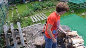 как рубить дрова