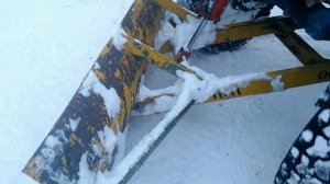 Обзор самодельного отвала на мтз-80.