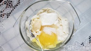 Творожная запеканка в микроволновке