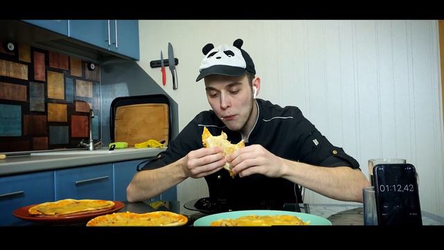 Пицца челлендж (4 штуки за 20 минут) ENG SUB смотреть онлайн
