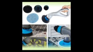 Беспроводная щётка для уборки с 3-мя насадками Hurricane Muscle Scrubber