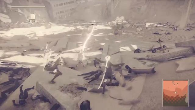 尼爾:自動人形 NieR:Automata 二周目 主線 亞當 夏娃出場 смотреть онлайн