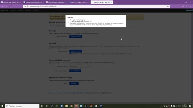 OpenWRT - Install OpenWRT 21.02 on Mikrotik RB750Gr3