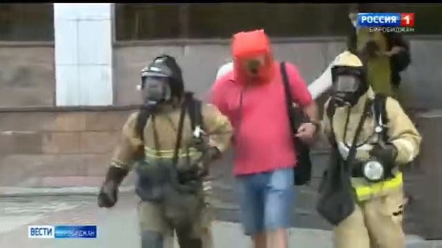 В ходе учений спасатели МЧС России ликвидировали возгорание в гостинице «Центральная» смотреть онлайн