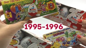 Неизвестные раритетные Киндеры 1995-1996 годов. Распаковка