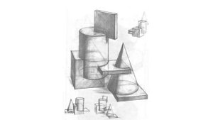 Конструкция часть и целое. Здание как сочетание различных объемных форм. Понятие модуля. Врезка тел