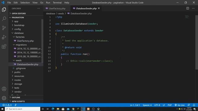 Database Seeders & Model Factories for  users listings смотреть онлайн
