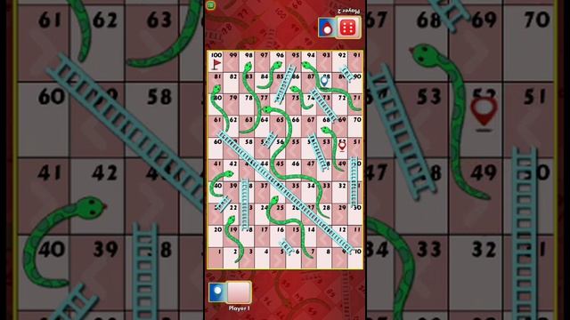 Snake and ladders 2 player | Ludo king snake and ladder 2 player match | Snake ladder game 2022