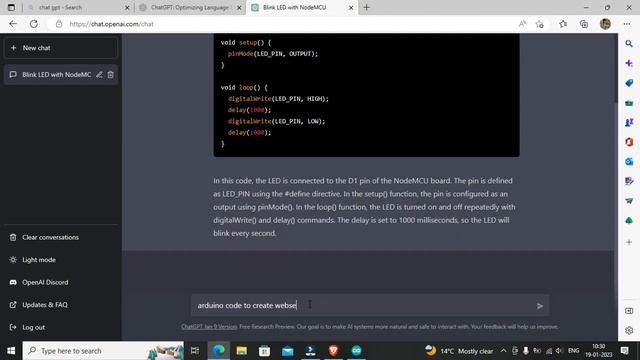 Getting Started with ChatGPT and NodeMCU: A Programming Tutorial | TFK смотреть онлайн
