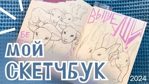 первый обзор на мой скетчбук #риналим