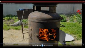 Комбинированная печка из газового баллона