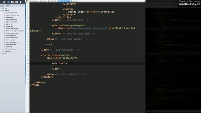 Урок 52 Как написать footer с помощью HTML смотреть онлайн