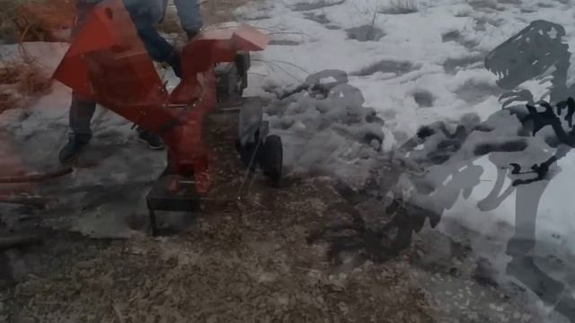Щепорез TIREX. Измельчитель веток. Wood Chipper. смотреть онлайн