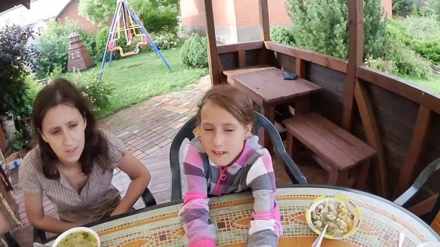 Куриный суп в барбекю VLOG смотреть онлайн