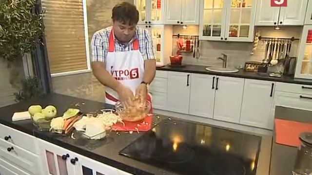 Квашеная капуста. Быстро и вкусно! Утро на 5 смотреть онлайн