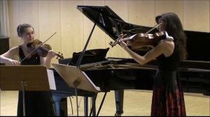 W.A.Mozart: Duo in G-Dur K.423 (Allegro) - Anya Muminovich, viola & Friederike Starkloff,violine