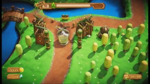 PixelJunk™ Monsters 2 - Статуя против четырех луков 5lvl