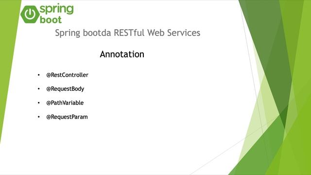 5-Spring Boot RESTfull @RequestParam, @PathVariable, @ResponseBody anatations va DELETE method смотреть онлайн