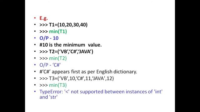 Tuple Methods in Python