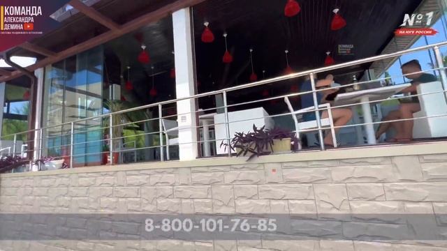 Кафе «Веранда» Дом отдыха Туапсе. Безрамное раздвижное остекление. Море. Пляж. Бжид. смотреть онлайн