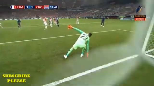 Франция-Хорватия финал 3-1 гол Погба.