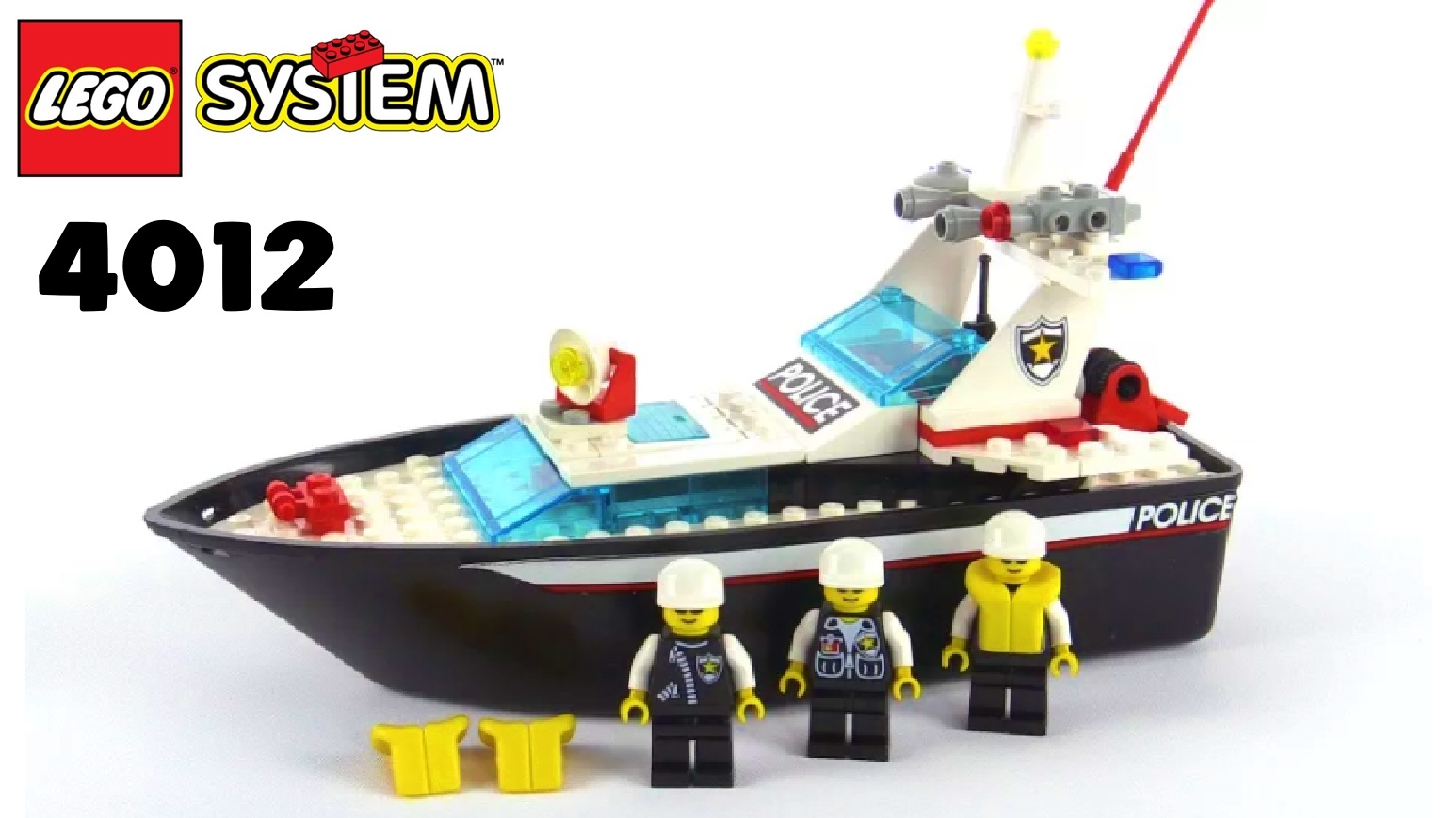 Лего конструктор Полицейский катер  -  Lego Wave Cops Set (4012)