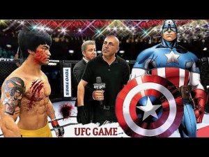 Ufc 4 Bruce Lee Vs. Captain American Ea Sports