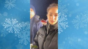 Дедушка красавец! Анастасия Шубская с отцом и старшим сыном отметилась на ГУМ катке