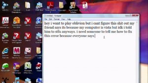 oblivion error