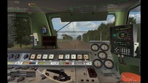 маршрут Вековка-Сергач пассажирский поезд  без сценария, на электровозе ЧС4Т.mp4