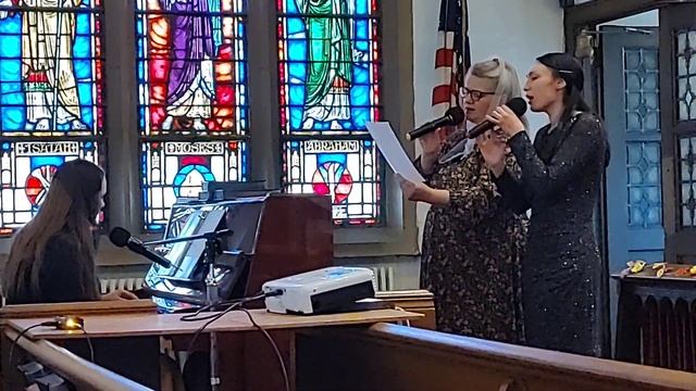 ДЛЯ ТЕБЯ, О ЧЕЛОВЕК, БОГ СОЗДАЛ НЕБО И ПОЛЯ - Наташа, Аделла и Катя - Филадельфия 12 ноября 2023 г. смотреть онлайн