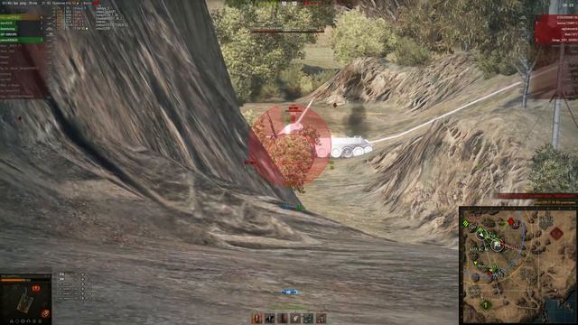 World of Tanks лучший бой на AT 15