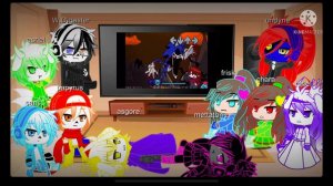Undertale Reacts to FNF Sonic exe Mod Update 2/2(Gacha Club)