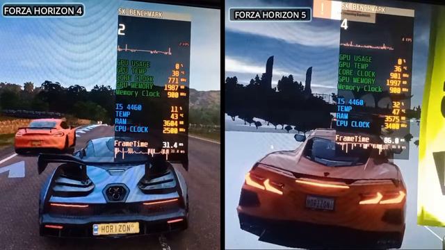 Forza Horizon 5 vs Forza Horizon 4 | 4GB Ram Test ! смотреть онлайн