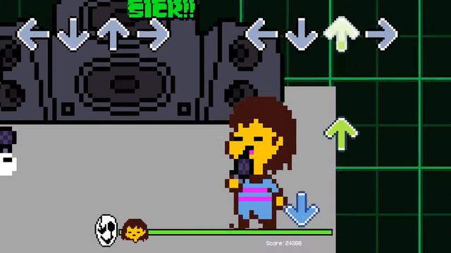 СЕКРЕТНАЯ ПЕСНЯ ГАСТЕРА В FNF | Friday Night Funkin' Gaster vs Frisk смотреть онлайн