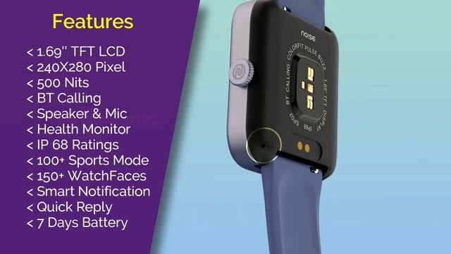Top 5 Best Smartwatch Under ₹1500 (2023) ⚡ Best Smartwatch With Calling, HR & Spo2 Under 1500 ⚡ смотреть онлайн
