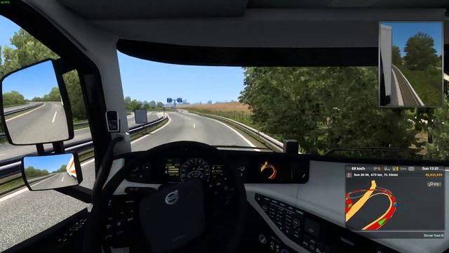 ETS2. Bremen (DE) - Lodz (PL), Chewing Gums [Volvo FH Globetrotter XL] смотреть онлайн